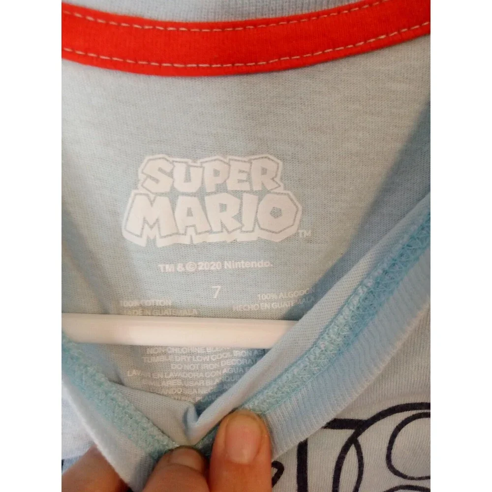 super mario bros long sleeve t shirt size‎ 7